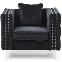 Paige Chair in Black by Glory Furniture