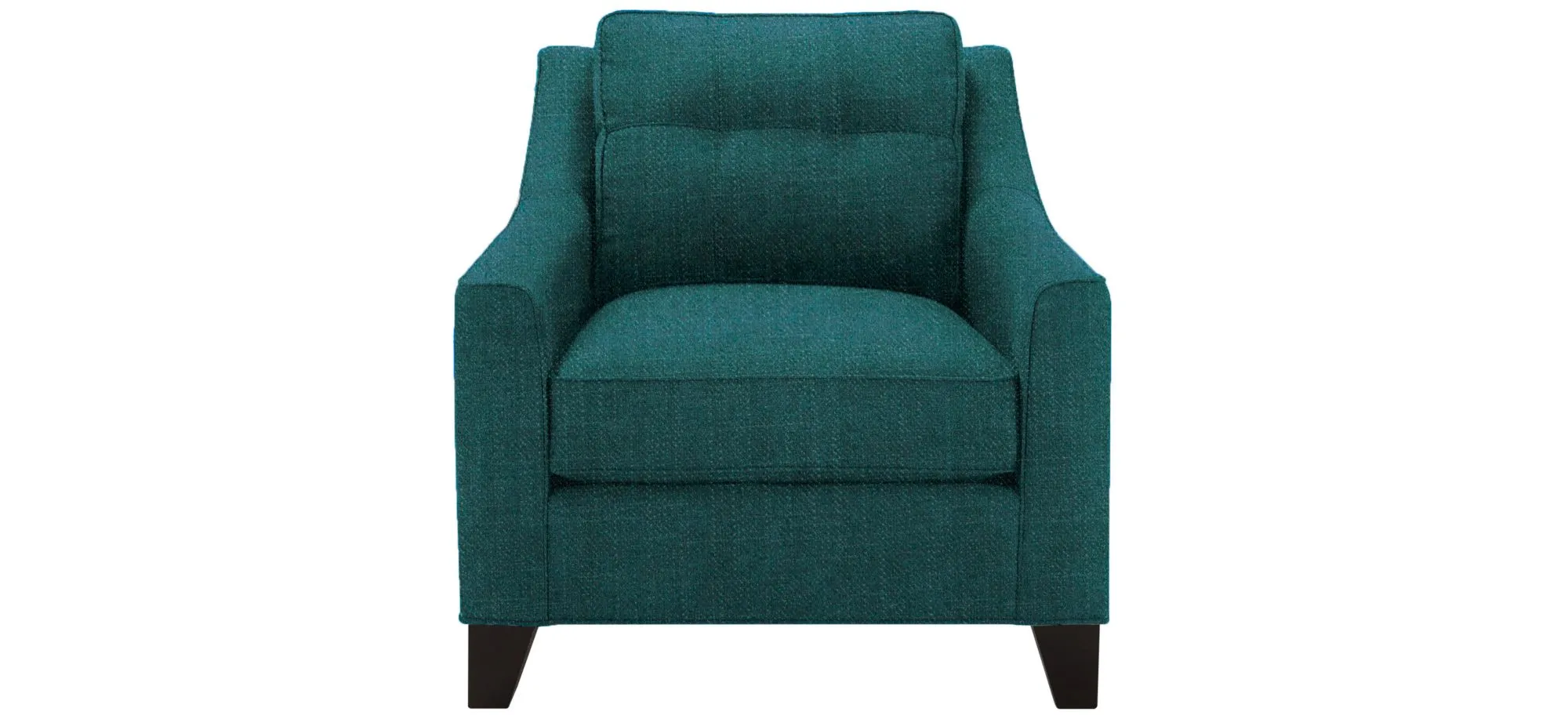 Carmine Chair in Elliot Teal by H.M. Richards