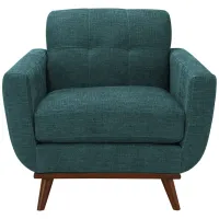Milo Chair in Elliot Teal by H.M. Richards
