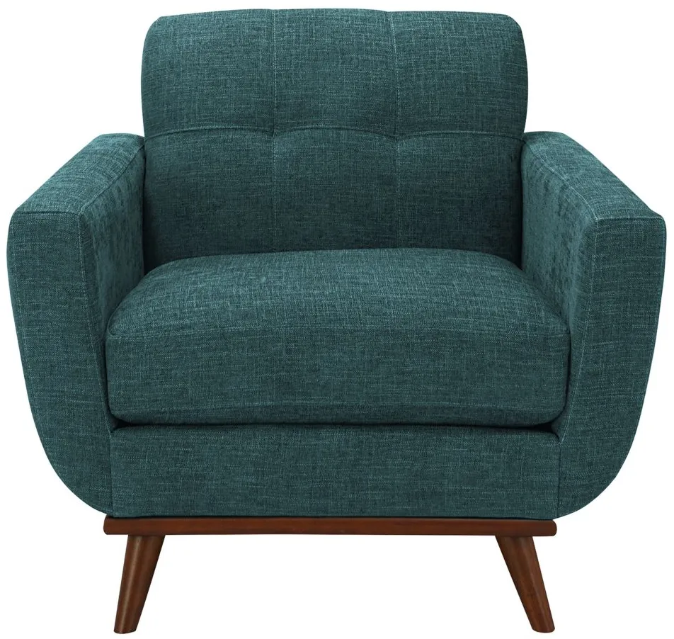 Milo Chair in Elliot Teal by H.M. Richards