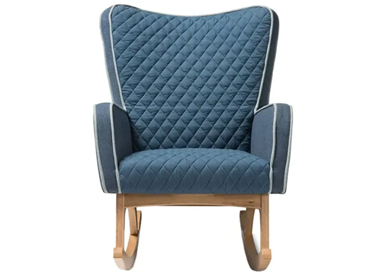 Zoelle Rocking Chair in Blue by Wholesale Interiors