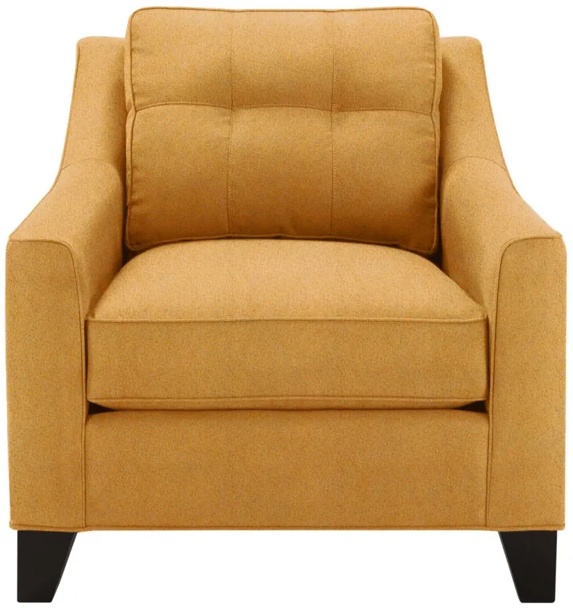 Carmine Chair in Elliot Sunflower by H.M. Richards
