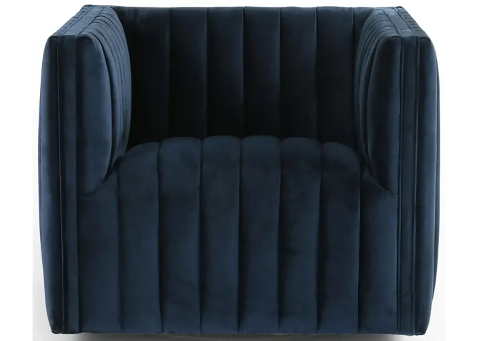 Augustine Swivel Chair in Sapphire Navy by Four Hands