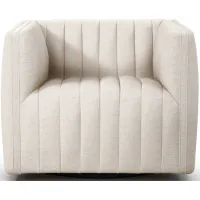 Augustine Swivel Chair in Dover Crescent by Four Hands
