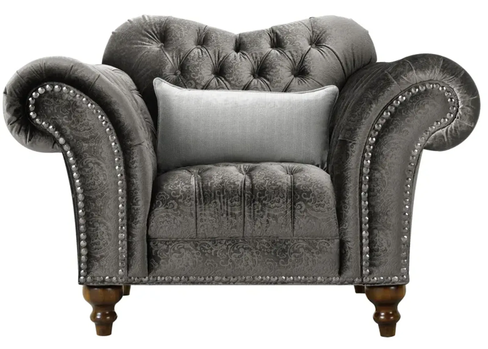 Duchess Chair in Gray by Aria Designs