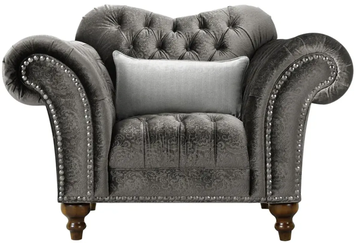 Duchess Chair in Gray by Aria Designs