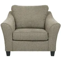 Barnesley Chair and a Half in Platinum by Ashley Furniture
