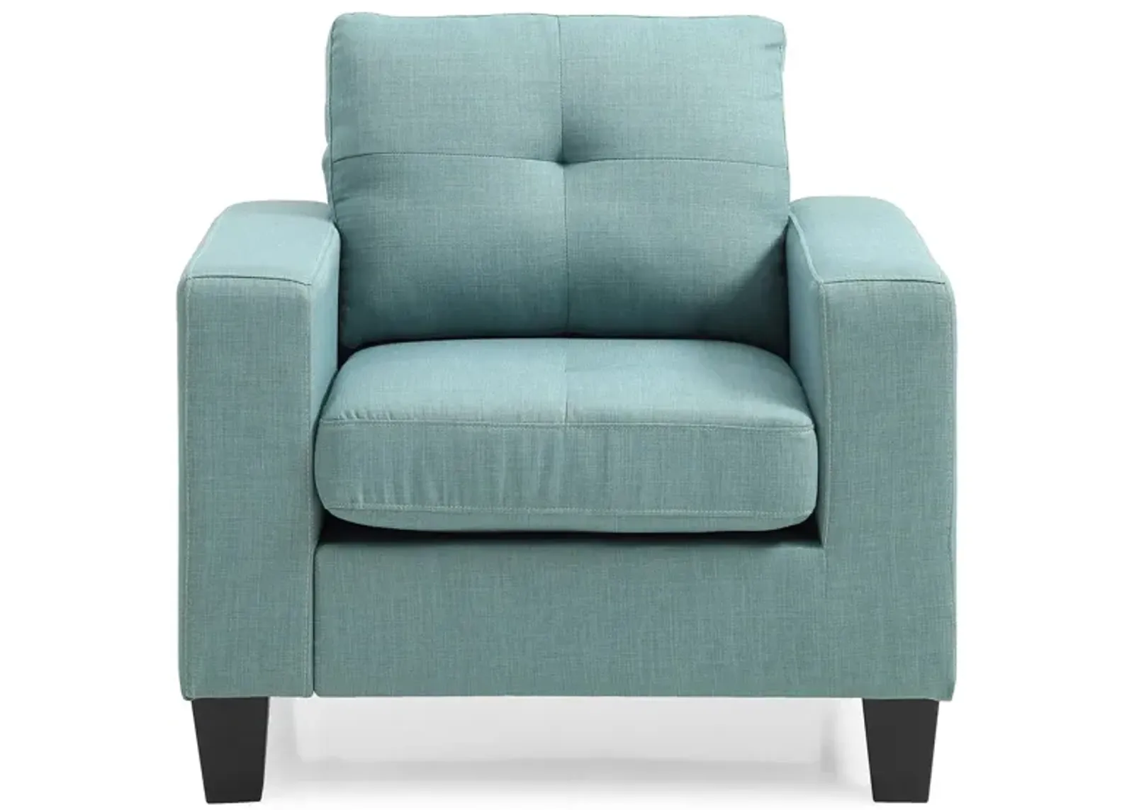 Newbury Club Chair by Glory Furniture in Teal by Glory Furniture