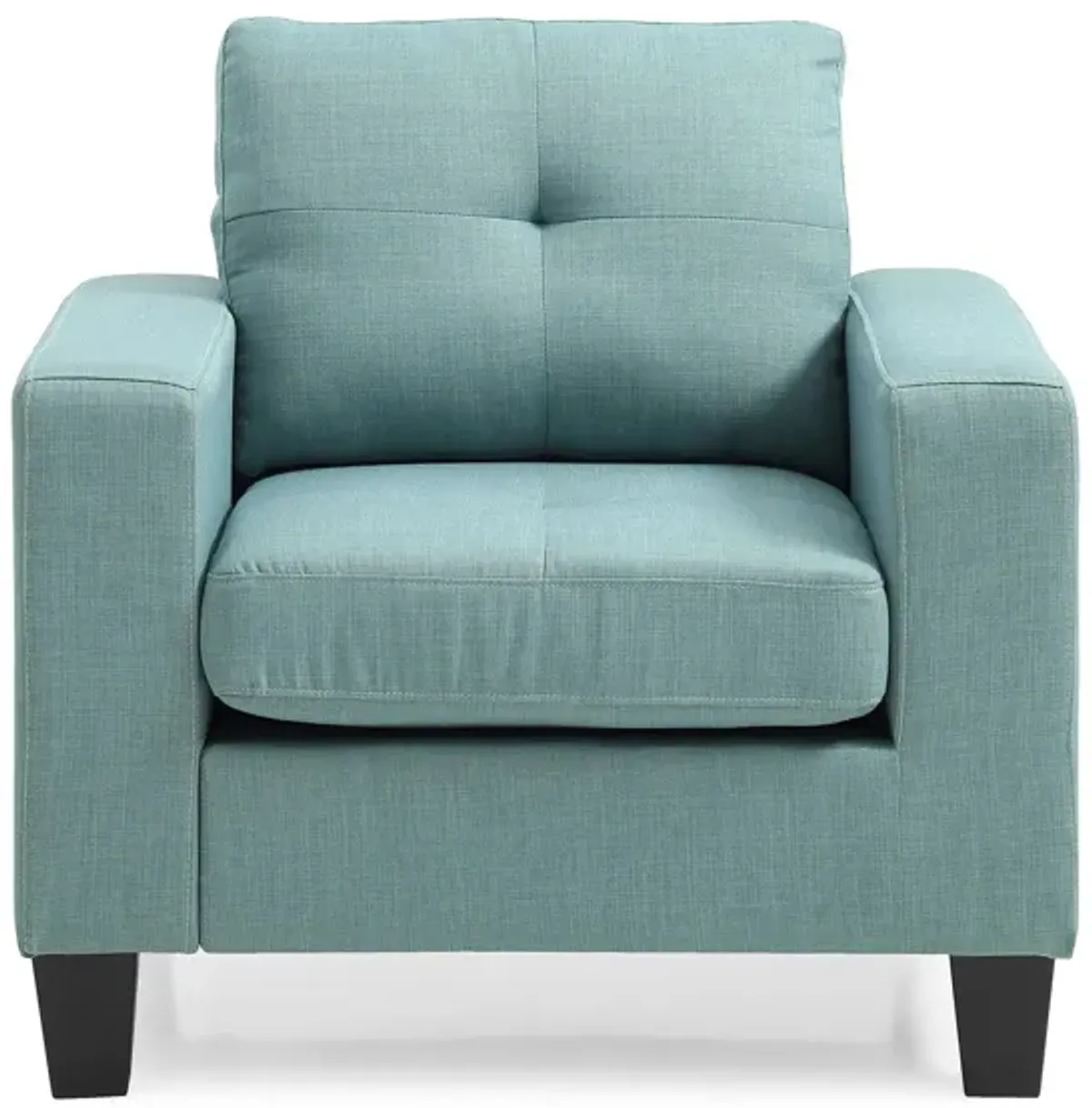 Newbury Club Chair by Glory Furniture in Teal by Glory Furniture