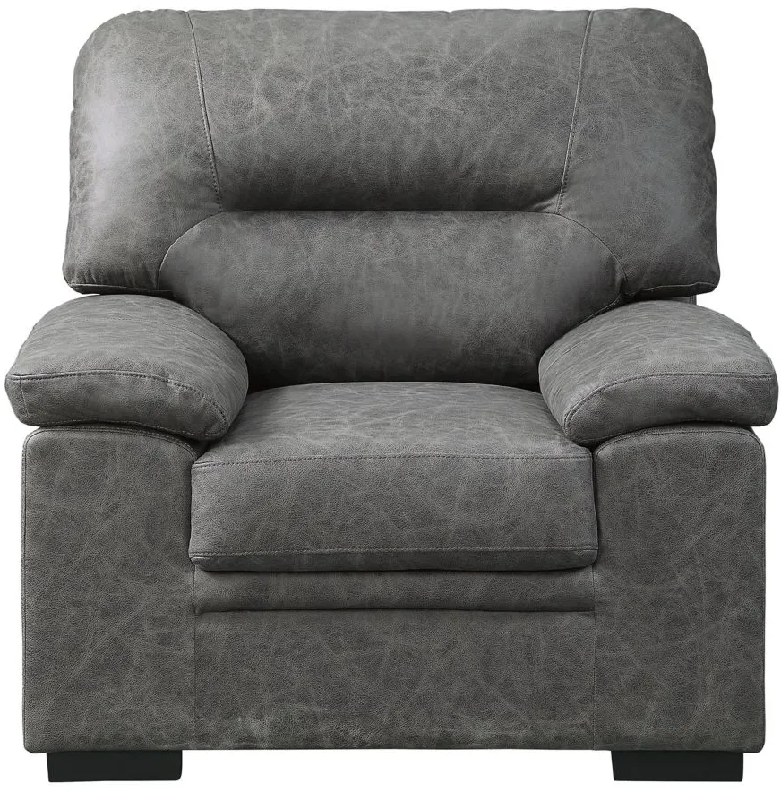 Mendon Chair in Dark Gray by Homelegance