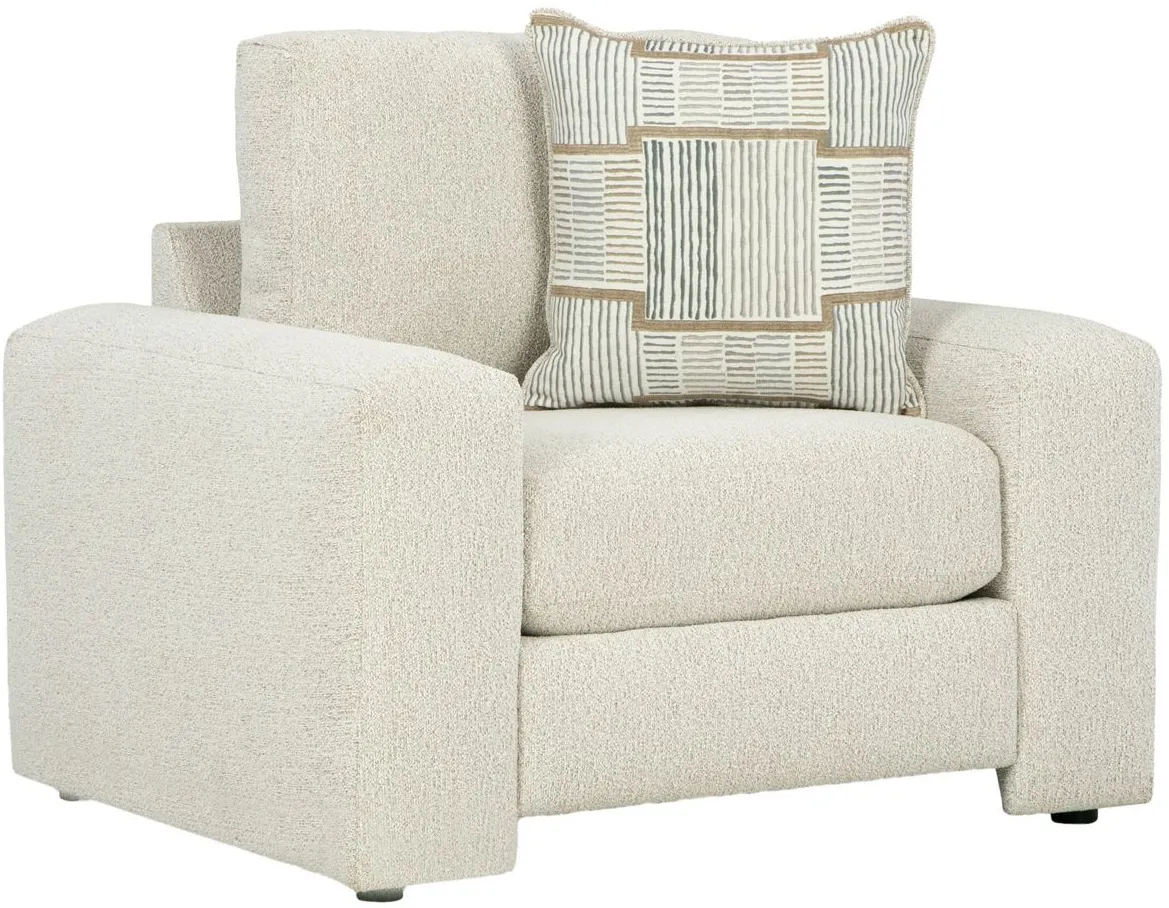 Devlin Accent Chair in Linen by Albany Furniture