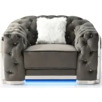 Sapphire Chair in Gray by Glory Furniture