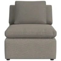Cortney's Collection Modular Armless Chair in Taupe by DOREL HOME FURNISHINGS
