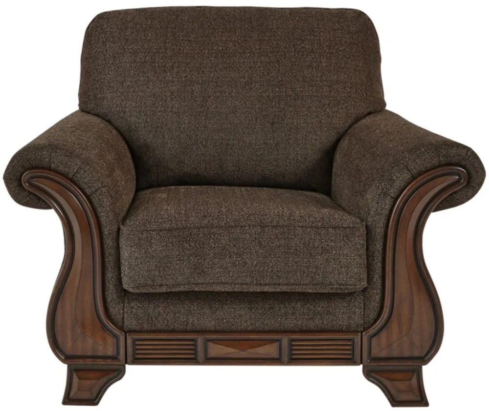 Miltonwood Chair in Teak by Ashley Furniture