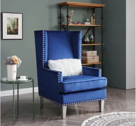 Freeman Chair in Blue by Glory Furniture