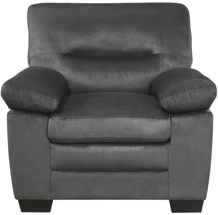 Violette Chair in Dark Gray by Homelegance