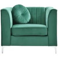 Deltona Chair in Green by Glory Furniture