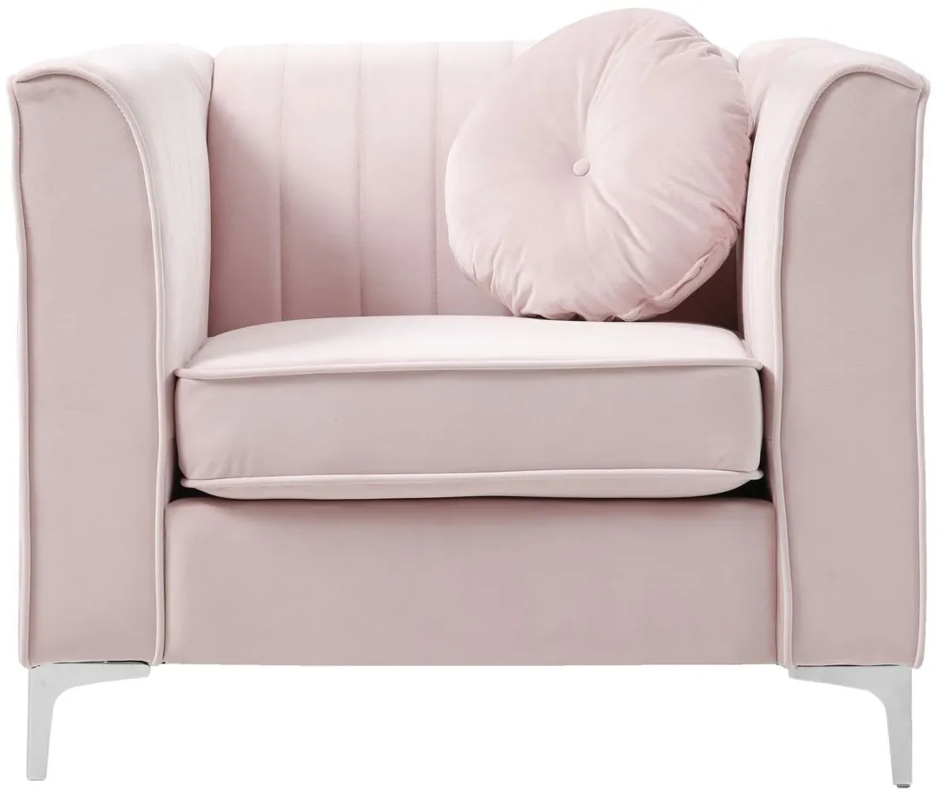 Deltona Chair in Pink by Glory Furniture