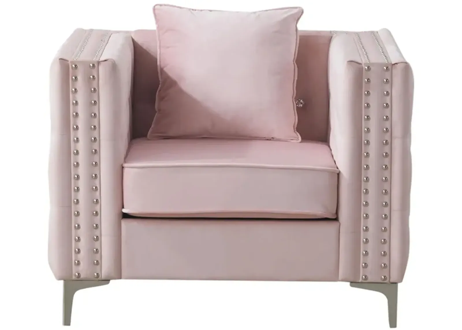 Paige Chair in Pink by Glory Furniture