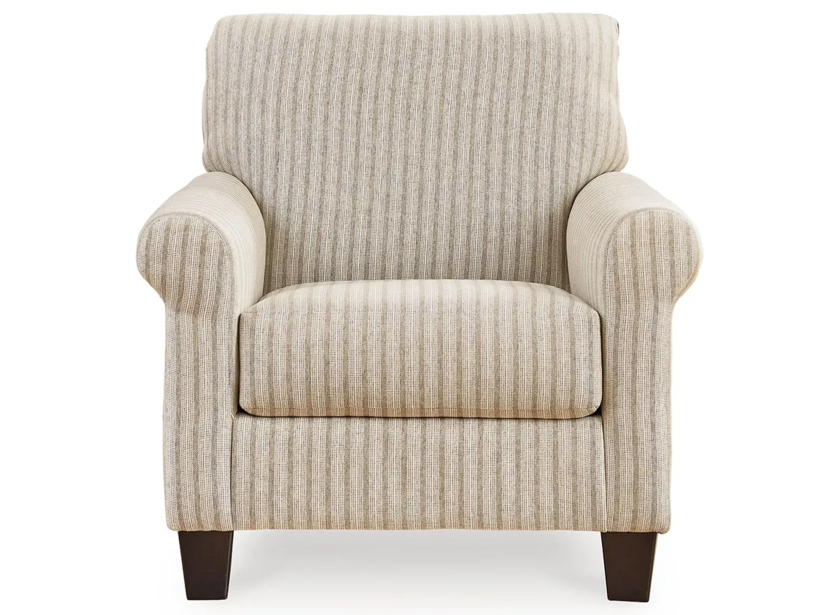 Valerani Accent Chair in Sandstone by Ashley Furniture