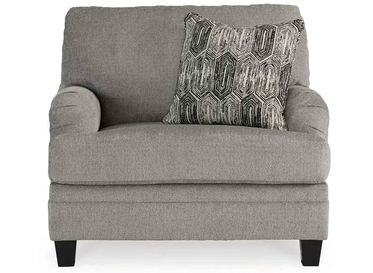 Davinca Oversized Chair in Charcoal by Ashley Furniture