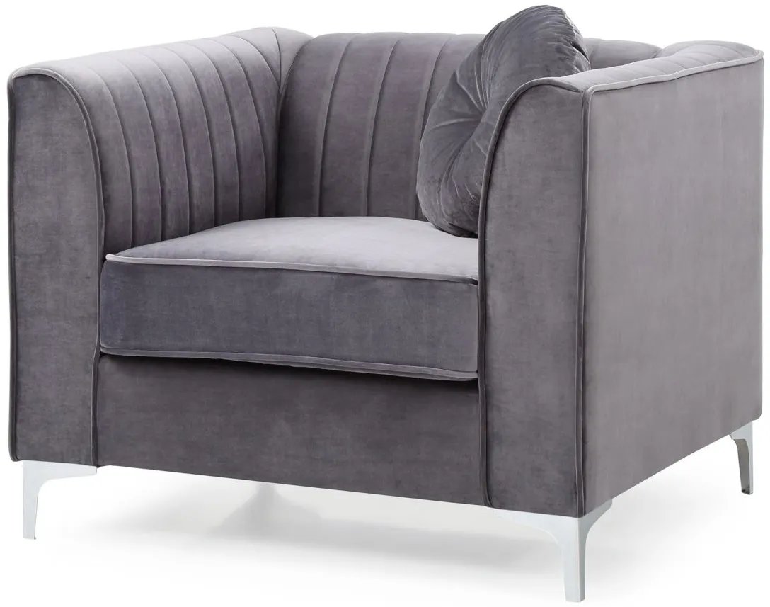 Deltona Chair in Gray by Glory Furniture