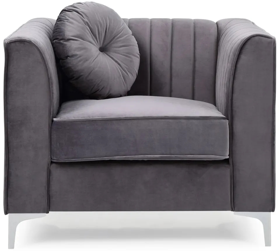 Deltona Chair in Gray by Glory Furniture