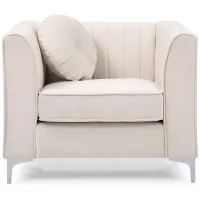 Deltona Chair in Ivory by Glory Furniture