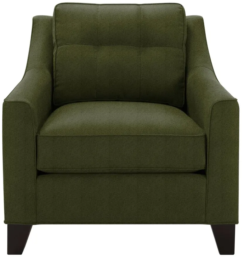 Carmine Chair in Suede so Soft Pine by H.M. Richards
