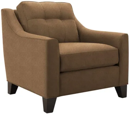 Carmine Chair in Suede so Soft Khaki by H.M. Richards