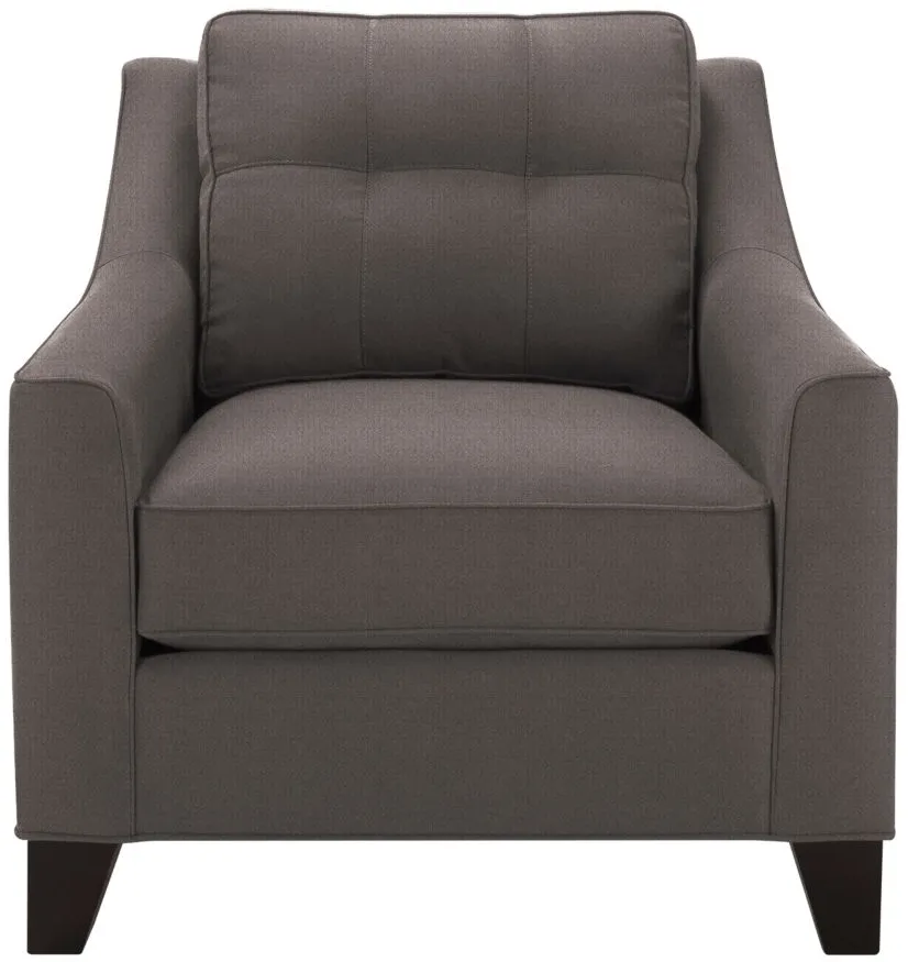 Carmine Chair in Suede so Soft Slate by H.M. Richards