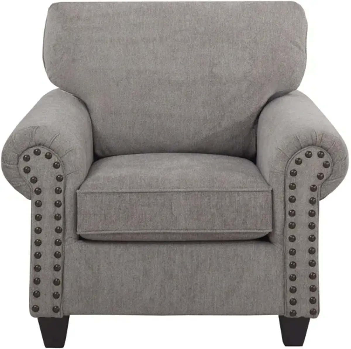 Crandall Chair in Mecca Pewter by Flair