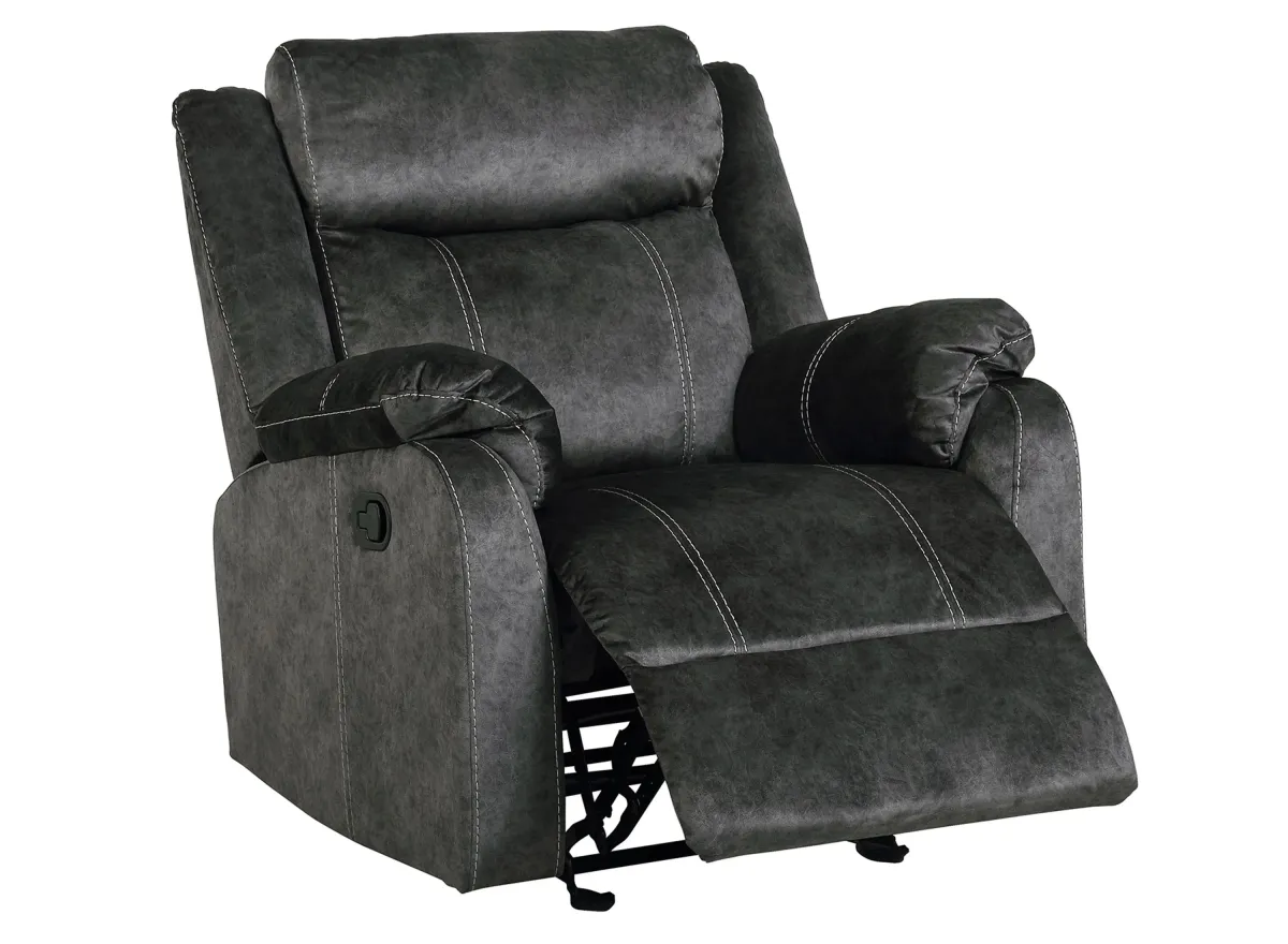 Perkins Glider Recliner in Granite by Global Furniture Furniture USA