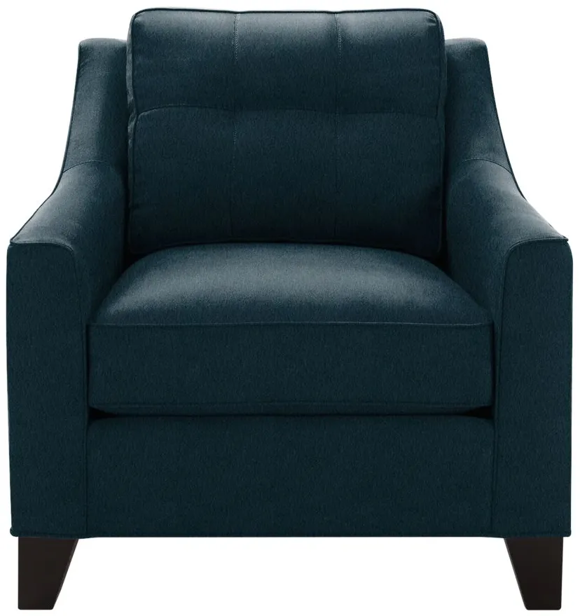 Carmine Chair in Suede So Soft Midnight by H.M. Richards
