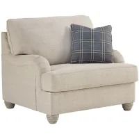 Trixie Chair-and-a-Half in Linen by Ashley Furniture