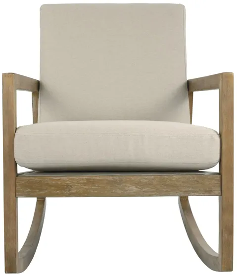 Novelda Rocker Accent Chair in Neutral by Ashley Express