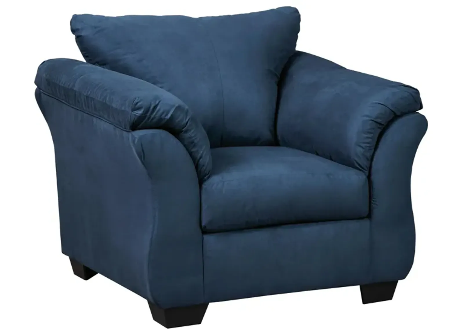 Whitman Microfiber Chair in Blue by Ashley Furniture