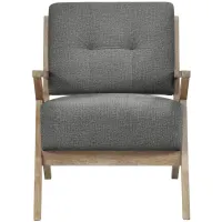 Cagle Accent Chair in Dark Gray by Homelegance