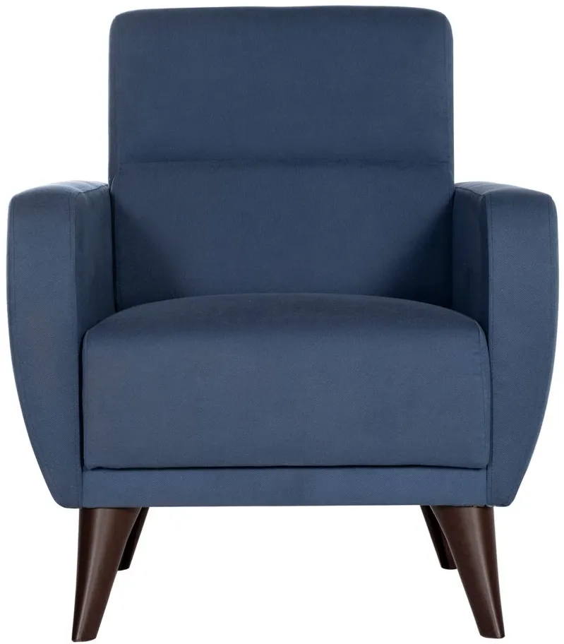 Lugano Chair with Storage in Navy by HUDSON GLOBAL MARKETING USA