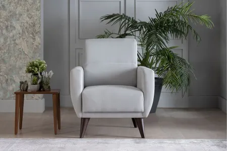 Lugano Chair with Storage in Light Gray by HUDSON GLOBAL MARKETING USA