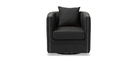 Micah Swivel Chair in Gray by Wholesale Interiors