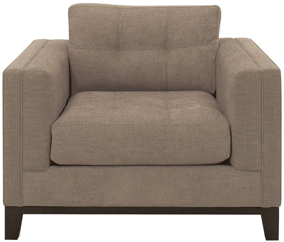 Mirasol Chair in Suede so Soft Mineral by H.M. Richards