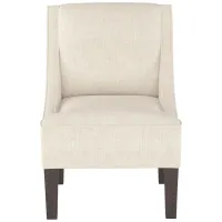 Tatum Accent Chair in Linen Talc by Skyline
