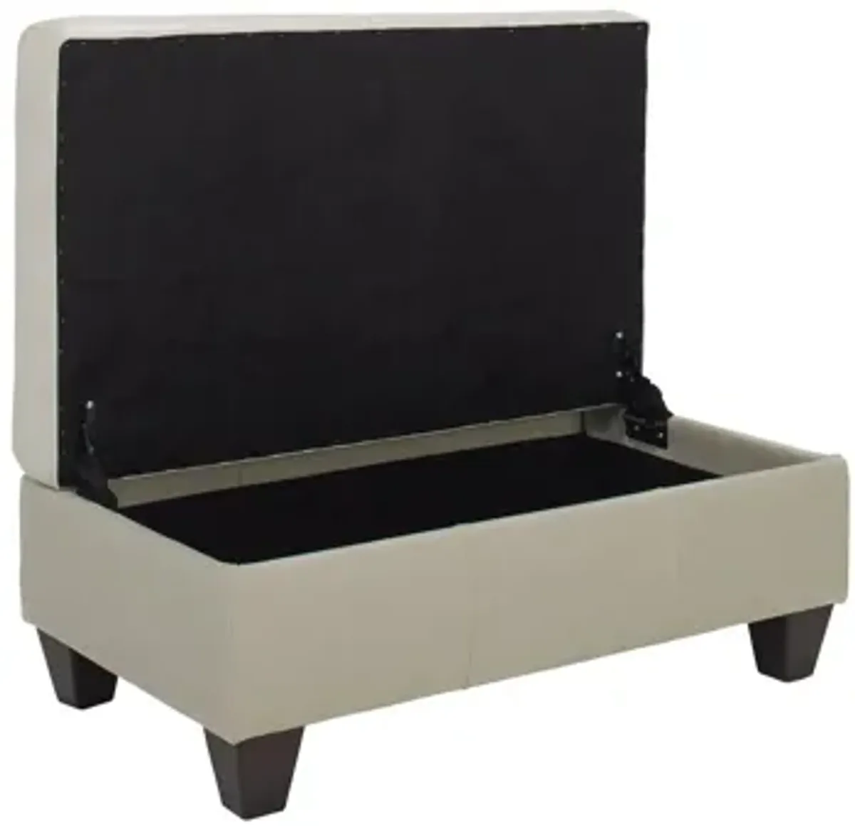 Montero Leather Storage Ottoman