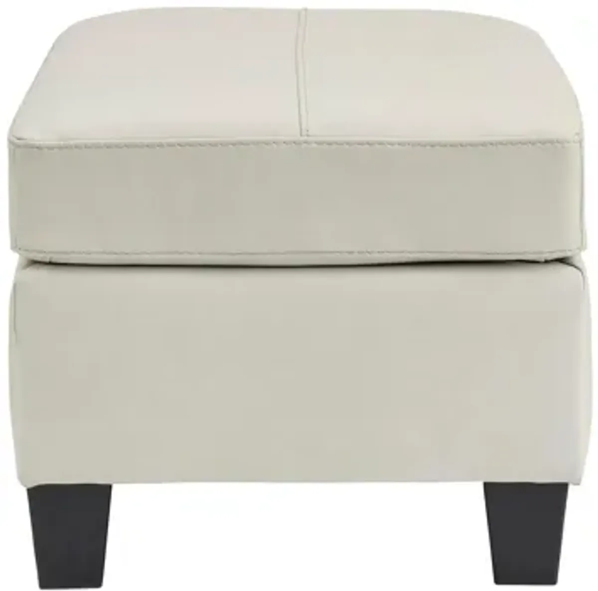 Grant Leather Ottoman