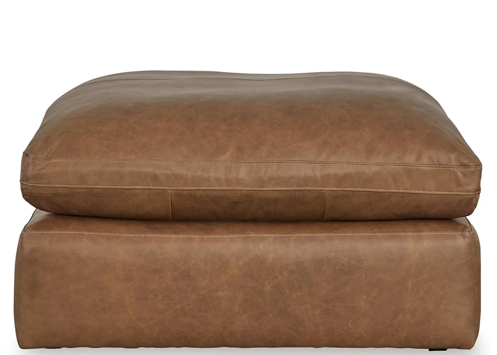 Emilia Oversized Ottoman in Caramel by Ashley Furniture