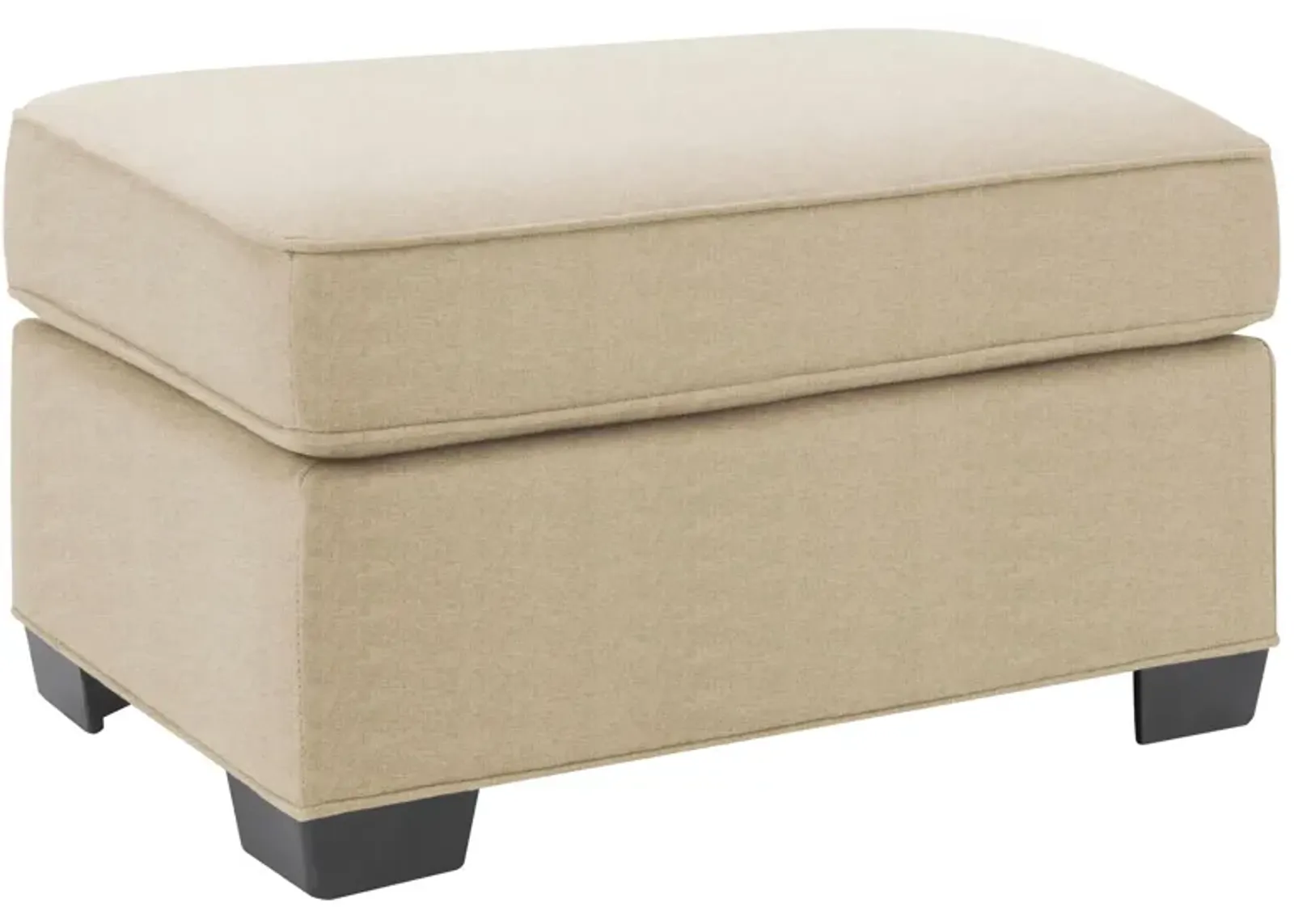 Glendora Ottoman in Santa Rosa Linen by H.M. Richards