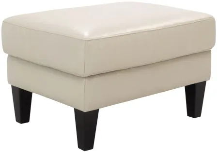 Rowen Ottoman in Ivory by Chateau D'Ax