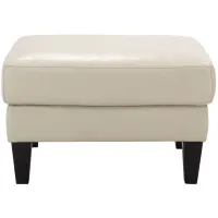 Rowen Ottoman in Ivory by Chateau D'Ax