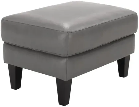 Rowen Ottoman in Pewter by Chateau D'Ax